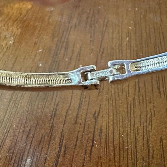 Silvertone Avon CZ Pave Diamond Bracelet - Picture 5 of 10